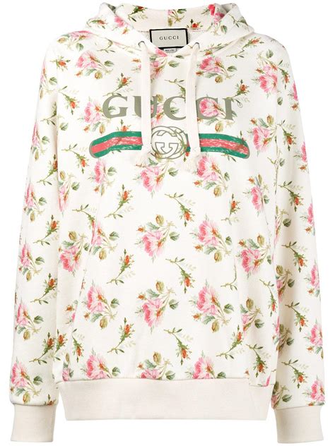 flower rose print with gucci hoodie|designer Gucci sweatshirt.